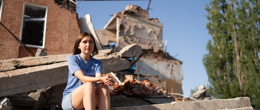 Ms. Novosad works with the World Bank and  Teach for Ukraine to provide quality education to Ukrainian students despite the ongoing war
